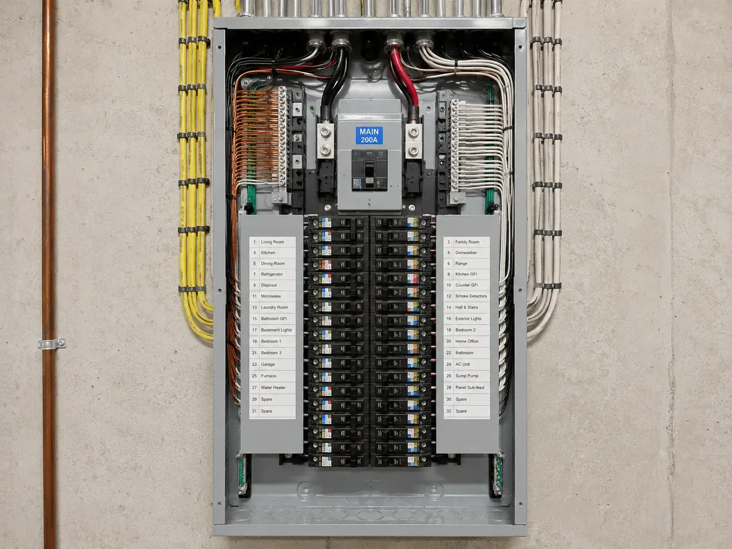 200A panel upgrade