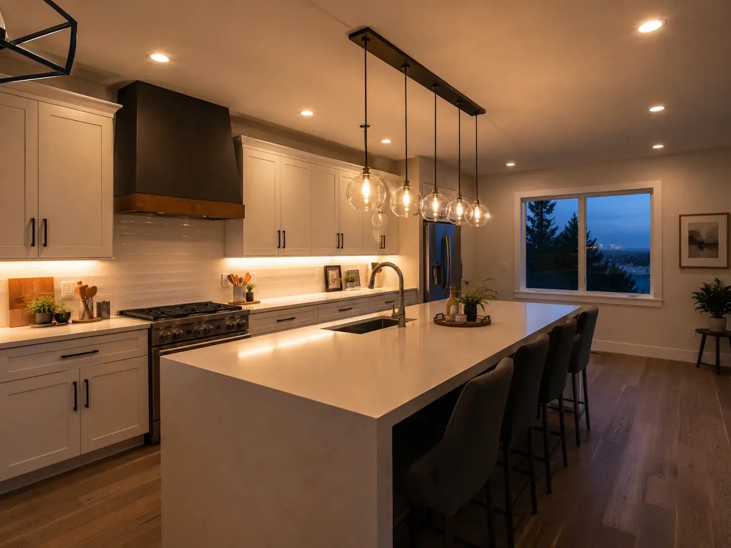 Recessed kitchen lighting
